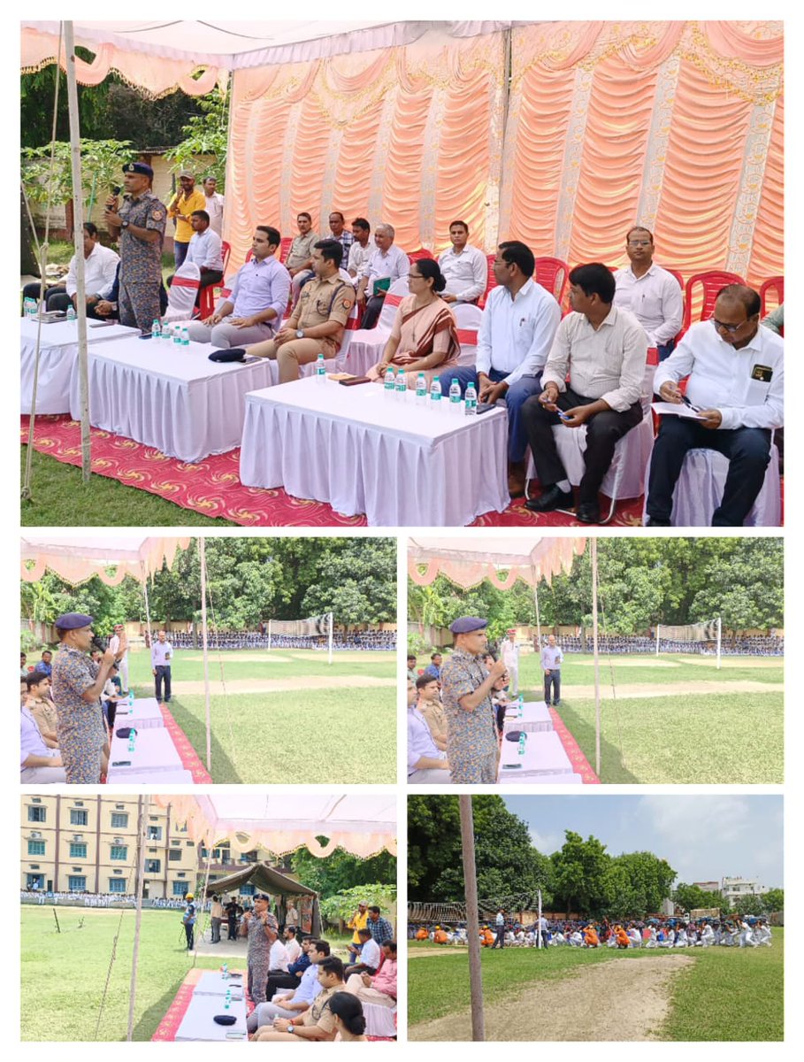 AdminGhazipur's tweet photo. जिला आपदा प्रबंधन प्राधिकरण एवं एनडीआरएफ के संयुक्त तत्वाधान में प्राकृतिक आपदा (भूकंप) से बचाव हेतु मॉक अभ्यास  सेंट मैरी स्कूल तड़बनवां, तहसील सदर गाज़ीपुर’ मे आयोजित किया गया। और छात्र-छात्राओं को भूकंप से बचाव हेतु जानकारी दी गई। @CMOfficeUP @UPGovt https://t.co/mbXMcOuBXQ
