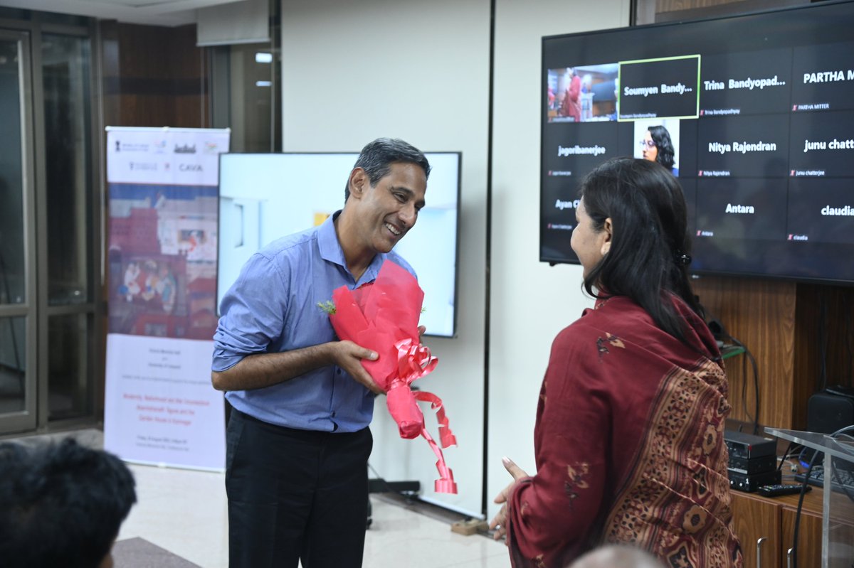 Modernity, Nationhood and the Unconscious: #AbanindranathTagore and the Garden House in #Konnagar - Glimpses of the launch of the Virtual Exhibition (hybrid event) organised by Victoria Memorial Hall and University of Liverpool.

#VictoriaMemorialHall #universityofliverpool