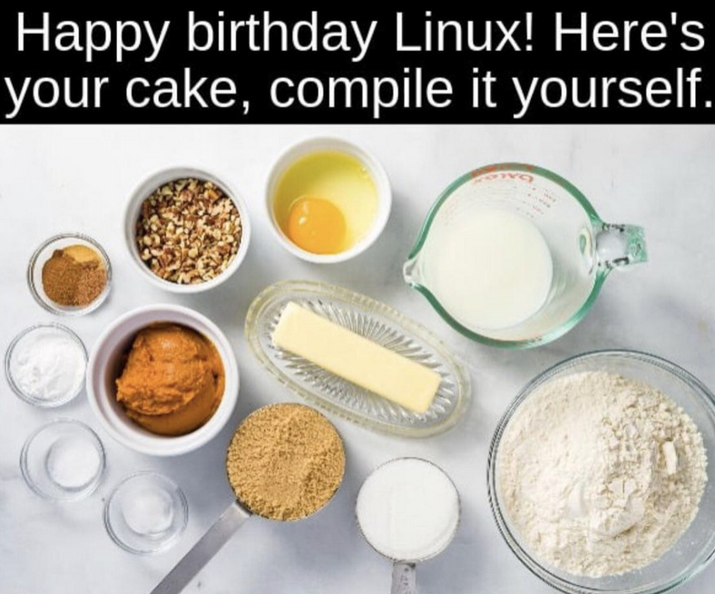 billatnapier's tweet photo. Smashing Windows and Closed Spaces: Happy Birthday, Linux: https://t.co/I9nCUrd8v9 https://t.co/UZhDc0ddmV