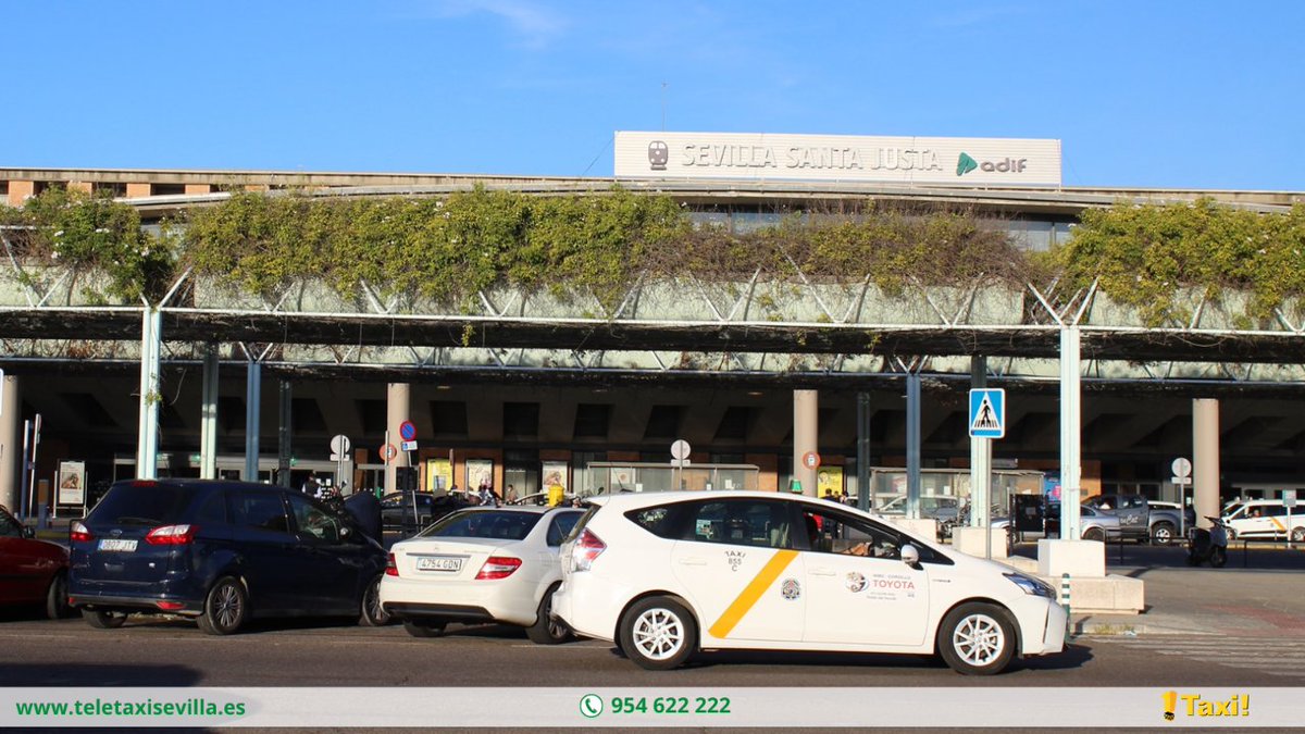 ¿Acabas de llegar a #SantaJusta para disfrutar unos días de la ciudad? 

Desde #TeletaxiSevilla #Tellevamos hasta tu alojamiento📍. 

🚖 Más de 480 vehículos disponibles para ti en #Sevilla📞 954 622 222 | teletaxisevilla.es/reservar-un-ta… | App #1taxi!

#tutaxienSevilla #transportepúblico