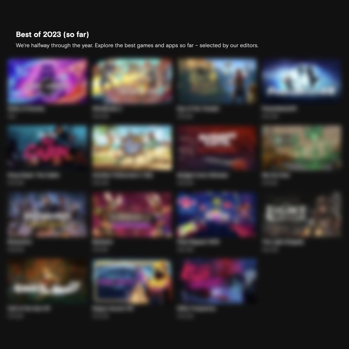 What are the best VR games of 2023 so far?

These 15, says Meta's editors! 🎉🙏
oculus.com/experiences/qu… #MetaQuest #VR

Would your 2023 picks have looked different?