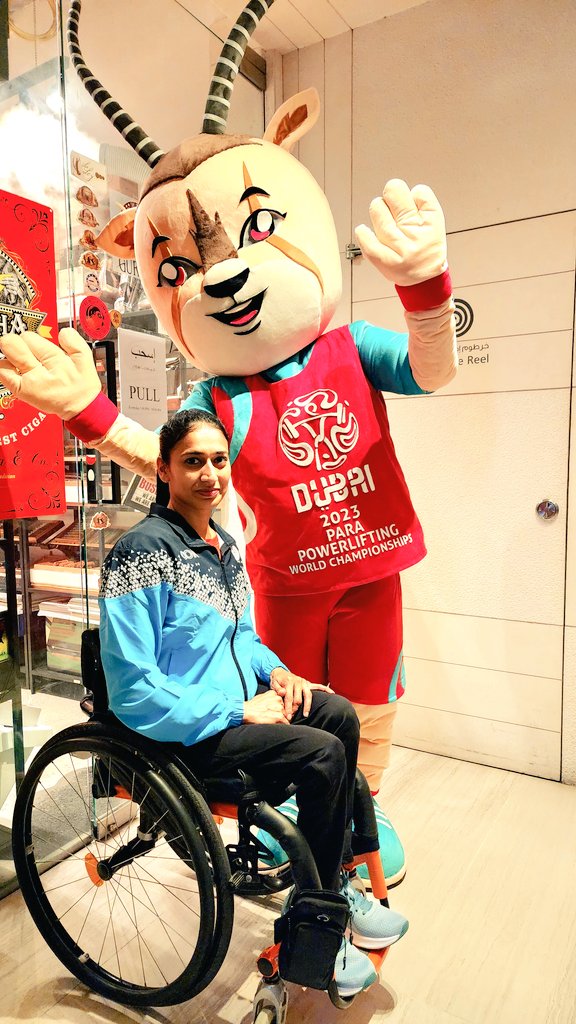ManpreetGangar's tweet photo. World Parapowerlifting championship in Dubai https://t.co/j6Z8EMZfY3