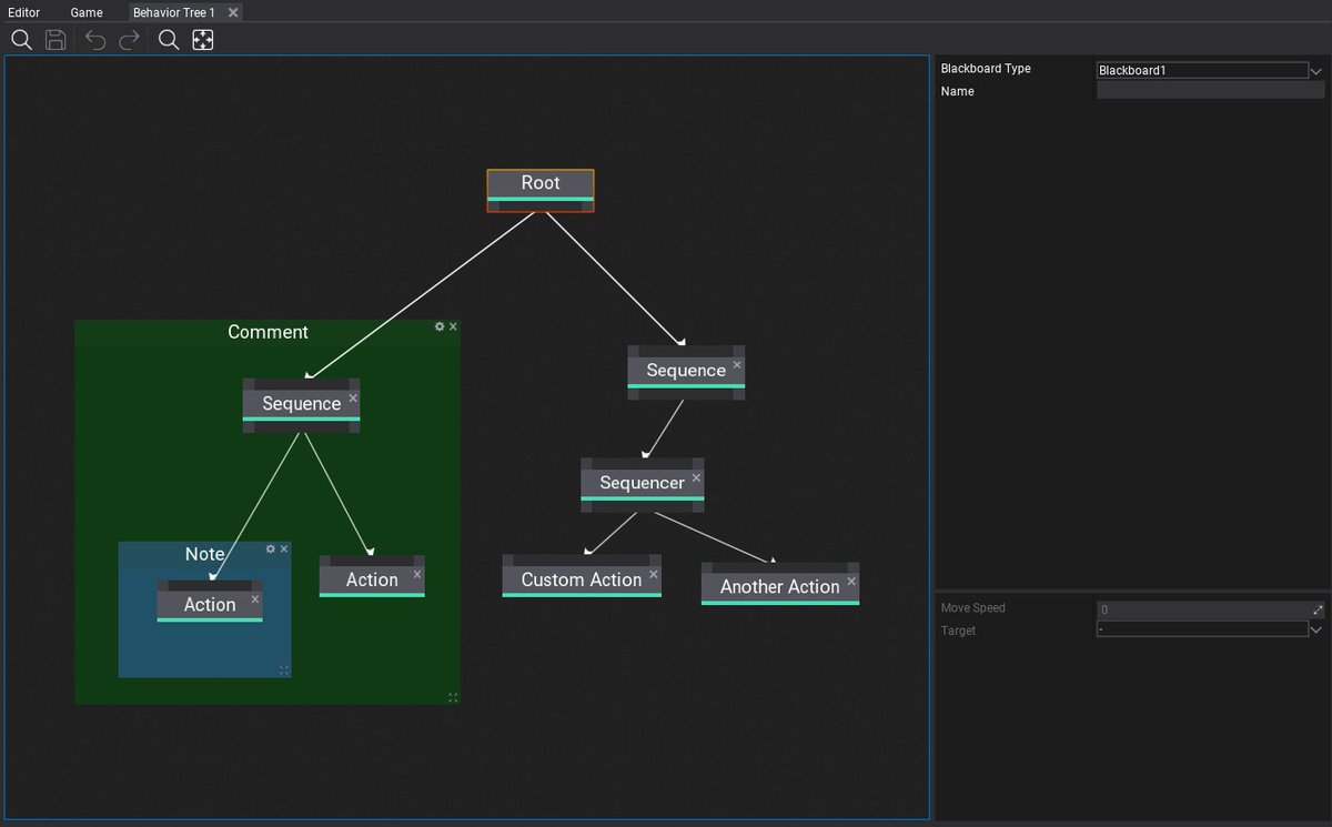 FlaxEngine's tweet image. Early view of the upcoming Behavior Trees system coming to Flax in 1.7 #flaxengine #flax #screenshotsaturday