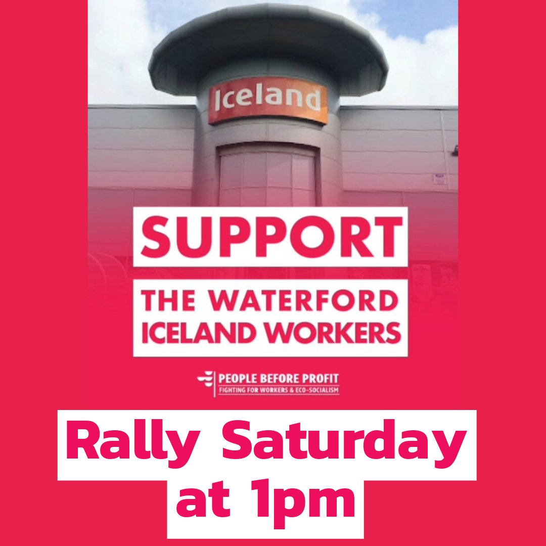 unadunphy's tweet image. #Waterford show your support for the #Iceland workers sit in today at 1pm. @TheIWU @SIPTU @IcelandFoods @h0mesavers @pb4p @mulvanypeopleb1