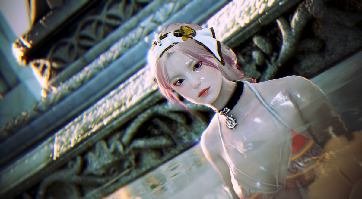 まだまだ暑い夏　プールでリフレッシュ♪
#黒い砂漠