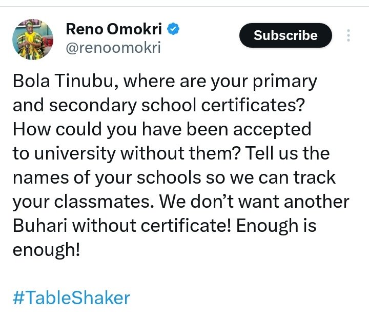 JoeDGreat4's tweet photo. @renoomokri Mr Reno, I suggest you should also include this topic. https://t.co/iwiiuyxVkh