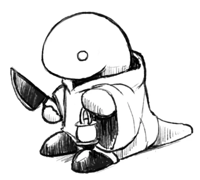 トンベリを描いていたらふと気づいてしまった
