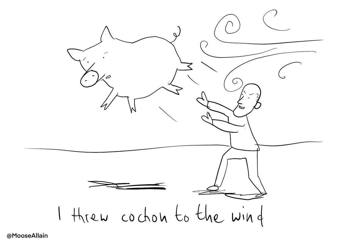 MooseAllain's tweet image. Cochon
