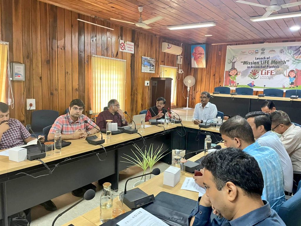 Unitedfortigers's tweet photo. The State Project Steering Committee meeting for the #SmallWildCat project which is for securing globally significant wild cat landscapes was organised in Arunachal Pradesh under the chairmanship of Shri Jitendra Kumar, IFS, PCCF & Head of Forest Force,PCCF (A&V) @ArunForests https://t.co/QZJEyHAyHW