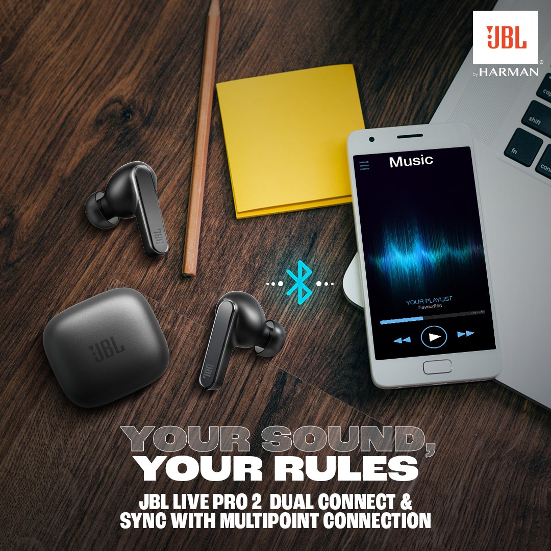 JBLSoundIn's tweet photo. Switch, Sync, Savor. With Dual Connect & Sync + Multi-Point Connection, toggle between mono and stereo, left and right, AND seamlessly switch between devices. Go mono, go stereo, and answer calls mid-show– it's your choice
Get yours NOW!
#LivePro2 #JBLLivePro2 #ANC #Earbuds #TWS https://t.co/RfJlQGx21A