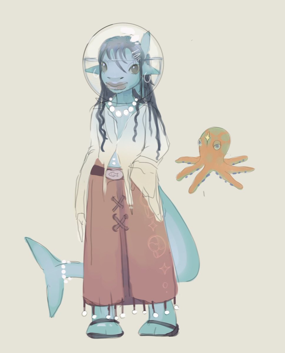 Grfndrgg's tweet image. Адопт акули для рп, історій і всього що захочете 
400 грн 
Голубу акулу ви купуєте разом з міні-кракеном
#украрт #УкрАртПідтримка #адопт