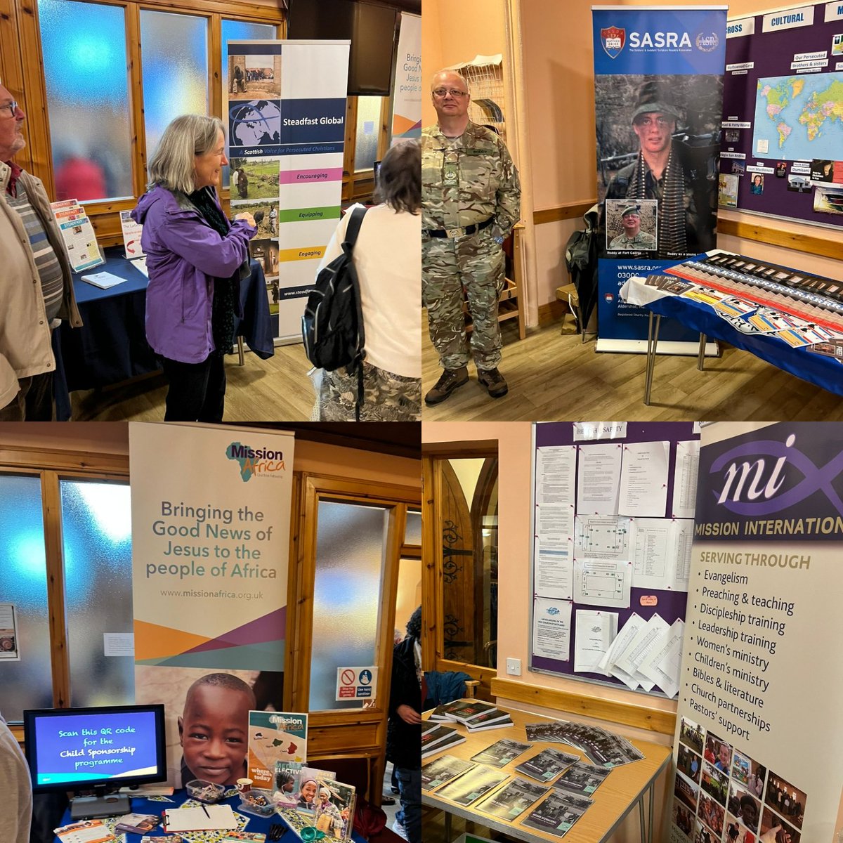 ScotNorCon's tweet image. A reminder that you can come and chat with our mission partners about the work that they are doing throughout the work this year Convention 2023 is pleased to partner with @mission_africa, @SASRAReaders, @MissionInt and @STEADFASTGLOBAL