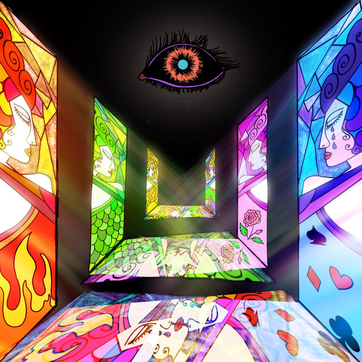 citrineandmint's tweet photo. My new piece titled "Do Not Look Into the All Seeing Eye" is now out on OpenSea. 

Amidst emotions' duality, the All Seeing Eye stands sentinel, its gaze a doorway to depths unknown. Beware its pull, for some mysteries are best left undisturbed. 🎨

https://t.co/BaIsQiBEw6 https://t.co/Uh2fqSp7fS