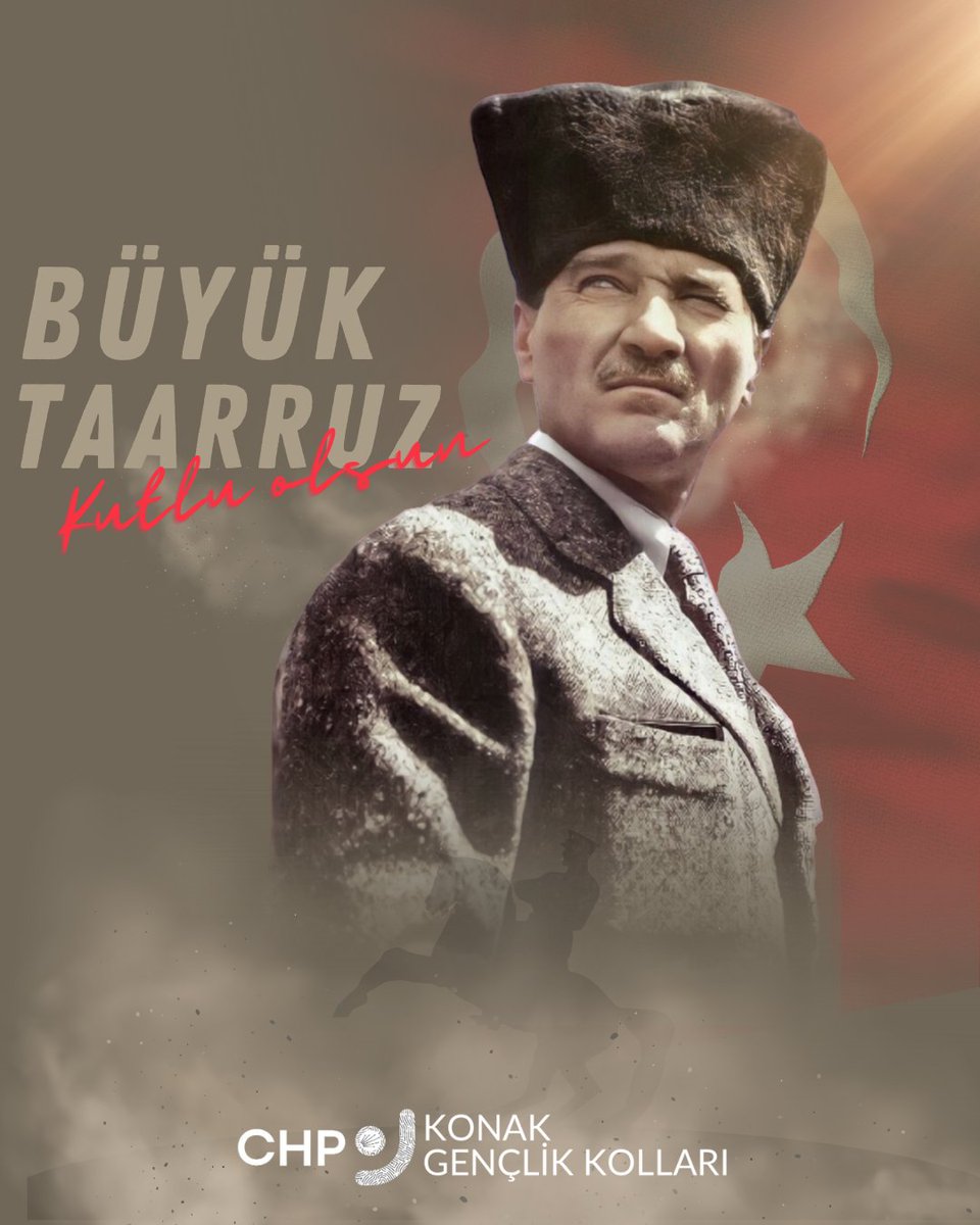 Büyük Taarruz'un 101.yıl dönümünde Başkomutan Mustafa Kemal Atatürk ve silah arkadaşlarını  rahmet ve saygıyla anıyoruz.