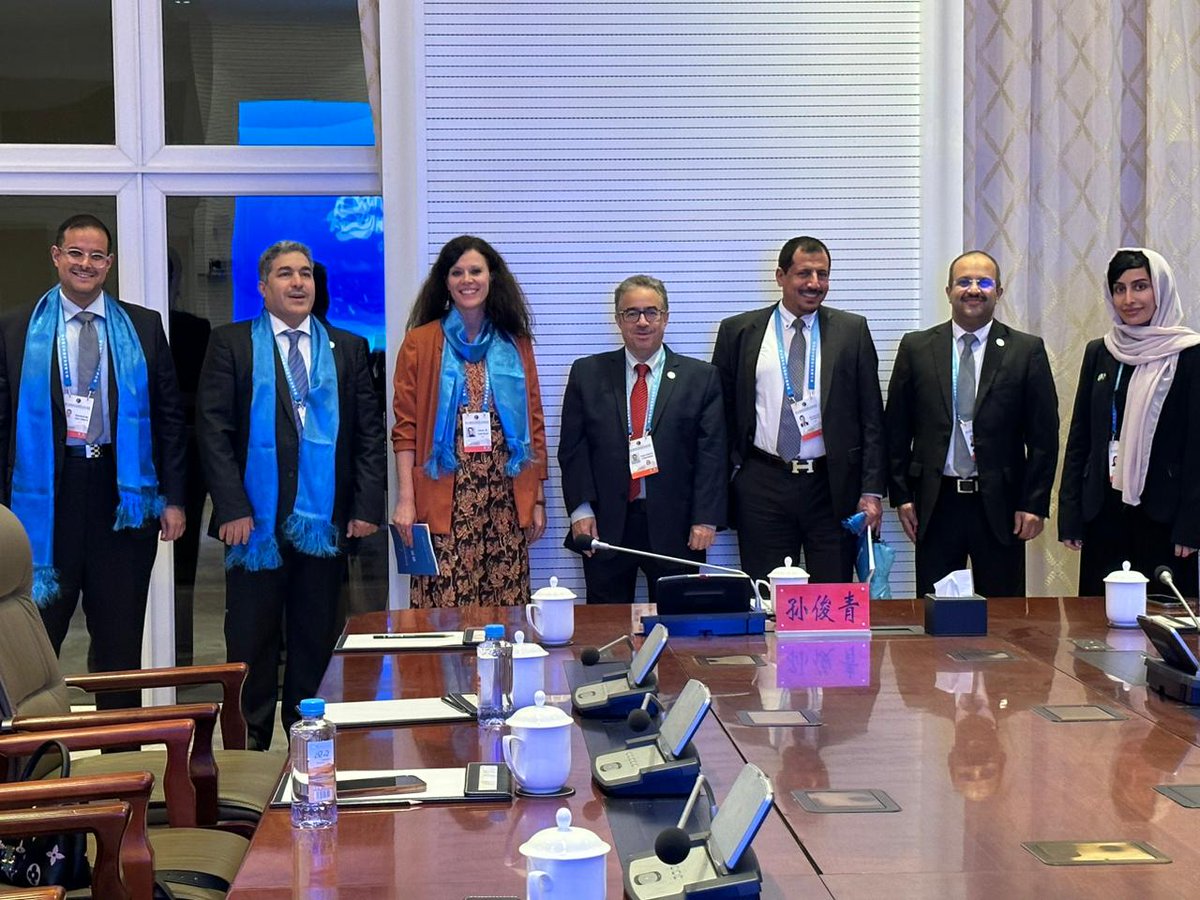 WOCAT is thrilled to connect with the National Center for Vegetation Cover Development and Combating Desertification🇸🇦 <a href="/ncvcksa/">المركز الوطني لتنمية الغطاء النباتي ومكافحة التصحر</a> during the #Kubuqi International Desert Forum in China and discussing collaboration on combating desertification🌍🤝

<a href="/UNCCD/">UN Land and Drought</a> <a href="/FAOSaudiArabia/">FAO Saudi Arabia</a> @CDEunibe