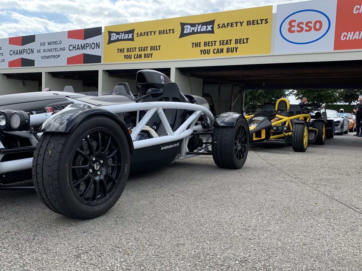 Good times at Goodwood, the natural habitat of the less spotted bright framed Ariel Atom.  Join us?  Ariel.club/join-us #SeriousFun #NakedThrills <a href="/ArielMotorCo/">Ariel Motor Company</a>