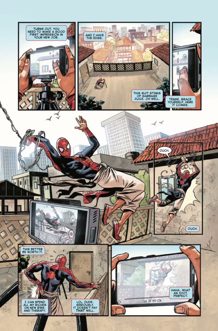 Preview pages for Spider-Man: India #03 have been released 
Written: @nikeshshukla 
Pencils: yours truly
Inks: Scott Hanna and Elisabetta D'Amico
Colors: Neeraj Menon
Edits: Nick Lowe, Tom Groneman and Kaeden McGahey
.
The book comes out on 30th. Hope Yáll like it :D
@Marvel