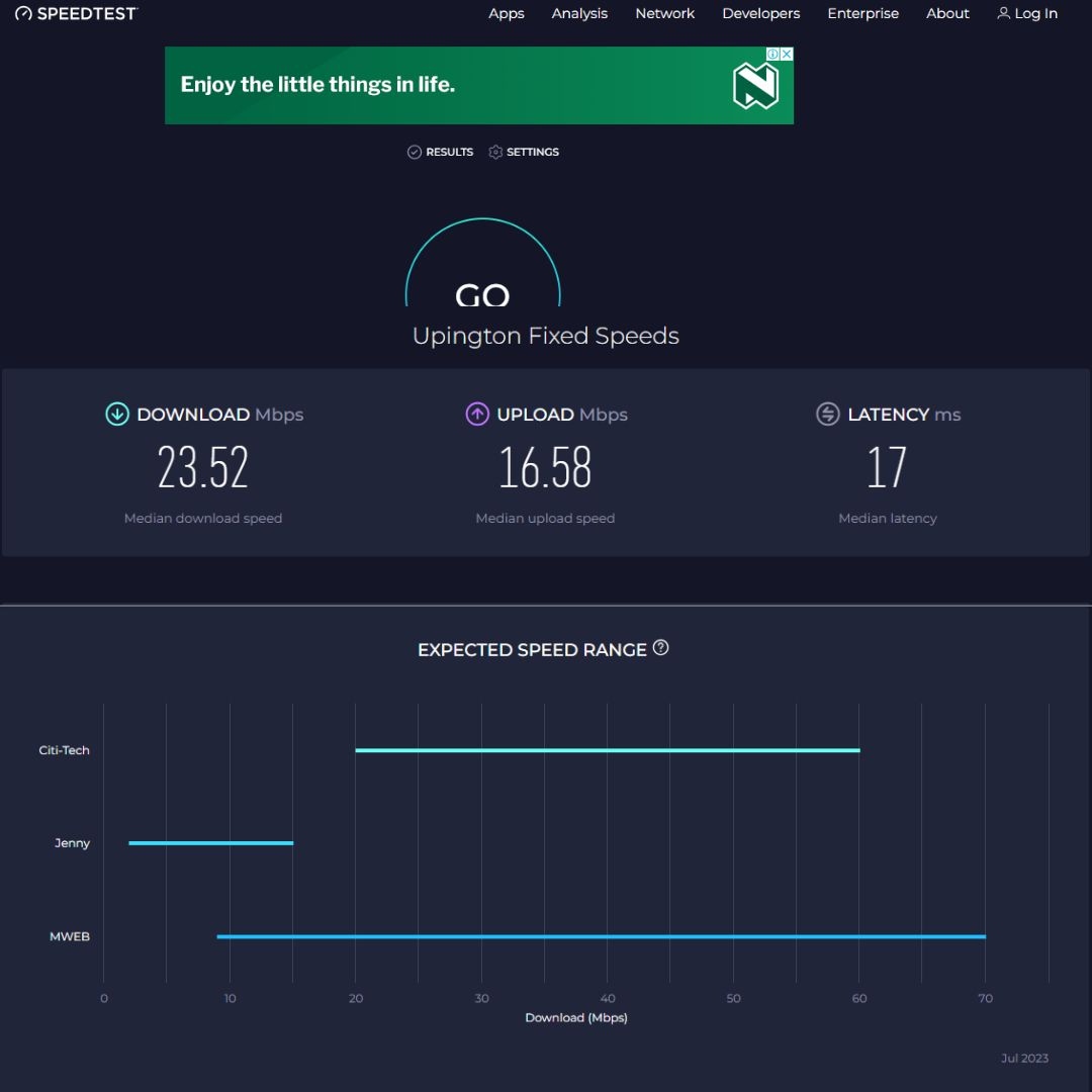 📷 Customer Spotlight! We love seeing our community thrive online. Share your high-speed internet experiences with Citi-Tech using #CitiTechStories. Let’s connect, share, and grow together!
Reference: Ookla (zurl.co/q8PT)
#SaturdayShoutout #CustomerLove