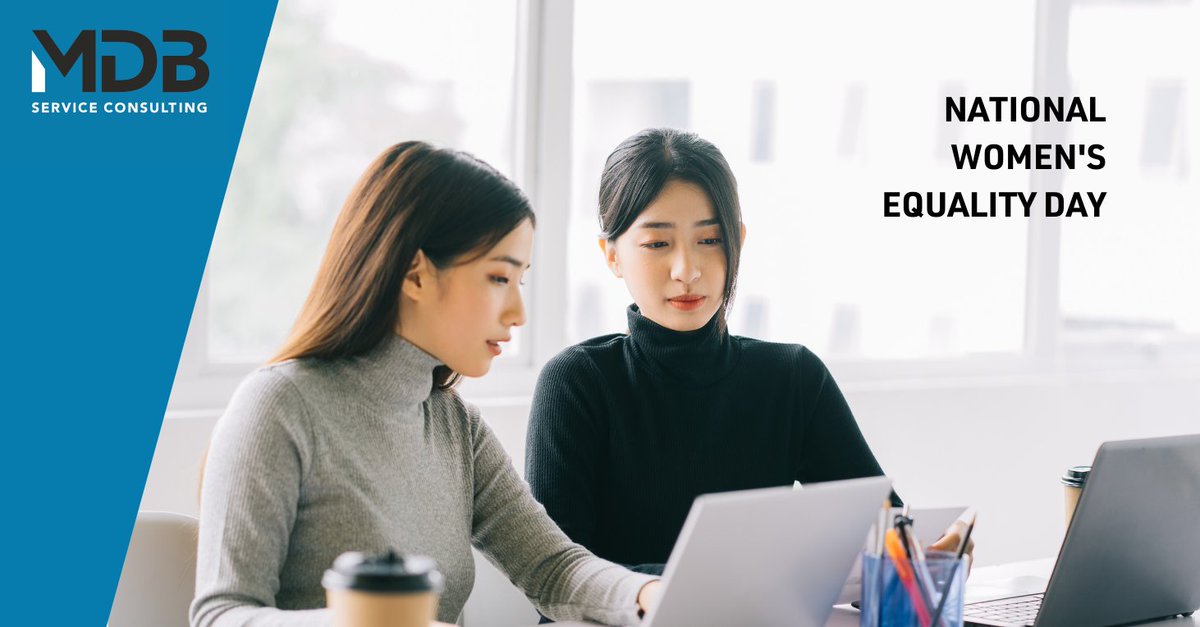 mdb_service's tweet photo. Celebrating National Women's Equality in Day! Let's continue breaking barriers and shaping the future. Here's to women in tech, past, present, and future!
 
#mdbsc #women #technology #equality #business https://t.co/g6Z5O5cLgH