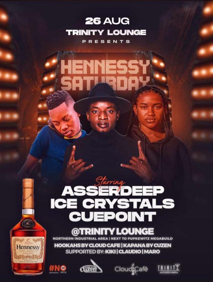 Lounge_Trinity's tweet photo. Hennything is possible Saturday 🥃Hennessy Saturday starring Expensivemusiq 017 🔥AsserDeep ,Ice Crystals and Cuepoint 🔥ready to set the floor on fireee. Cognac is the only way forward 🚀Are we rocking or what ?? https://t.co/RSz0G8aaOf
