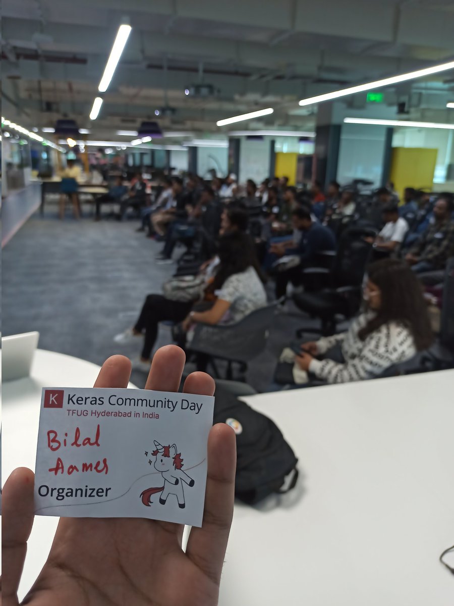 TheBilalAamer's tweet image. We are at @tfughyd are live at @thoughtworksIN with #KerasDay.

#Hyderabad