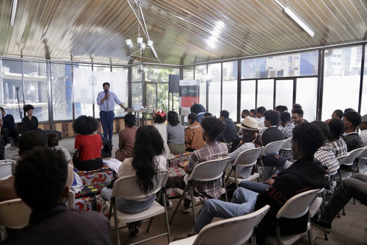 Dr. Ambaye Ogato, Commissioner of the National Dialogue Commission,also mentioned that “Dialogue makes a path for us to get over our past history”

📍Atmosphere
#internationalyouthday #IYD2023 #EmpoweredGeneration #ብቁትውልድ