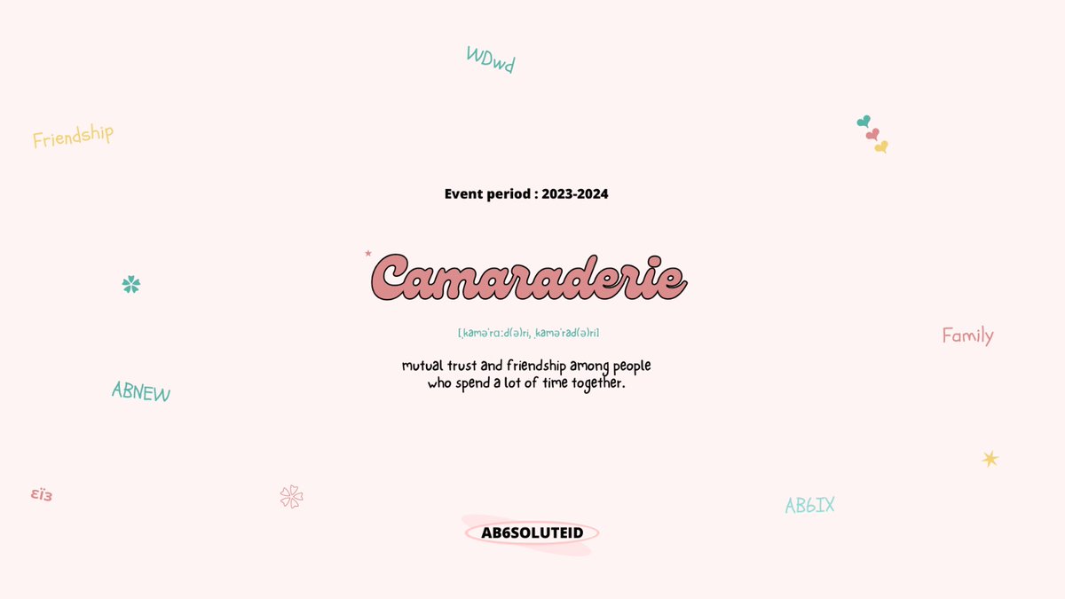 ab6solute_id's tweet photo. COMING SOON ˙✧˖°📷 ⋆｡˚꩜

⋆𝐂𝐚𝐦𝐚𝐫𝐚𝐝𝐞𝐫𝐢𝐞 𝐀𝐁𝟔𝐈𝐗
𝓔𝓿𝓮𝓷𝓽 𝓟𝓮𝓻𝓲𝓸𝓭 : 2023-2024
#YeppictDayWithAB6SOLUTE

See you~♡

#AB6IX #에이비식스 #전웅 #김동현 #박우진 #이대휘 #JEONWOONG #KIMDONGHYUN #PARKWOOJIN #LEEDAEHWI #AB6SOLUTEID https://t.co/yLO7Qa7RfU