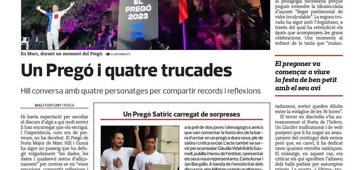 lecodesitges's tweet photo. A L'Eco d'aquesta setmana trobaràs un ampli resum de la #FMSitges23.
▶️https://t.co/DnUjwlq2DJ https://t.co/Lk0yfMTcWo