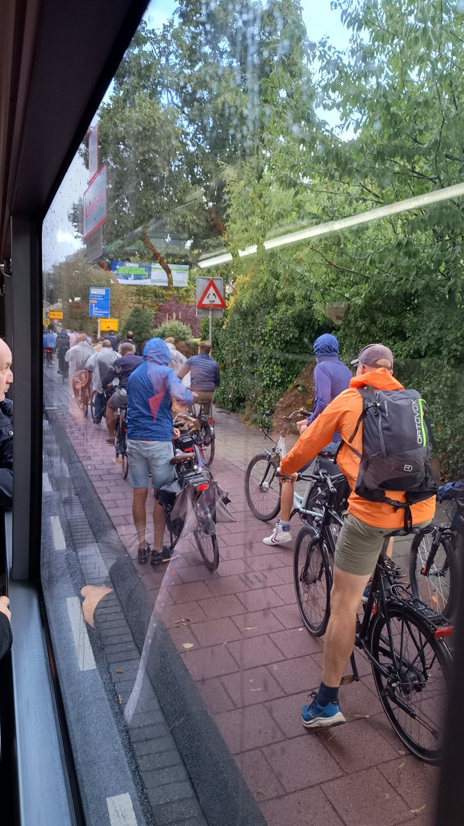 MarkLoor's tweet photo. Only in Holland: trafic jam with bikes.

Amazing atmosphere: Dutch GP https://t.co/vkkPMz0U4t
