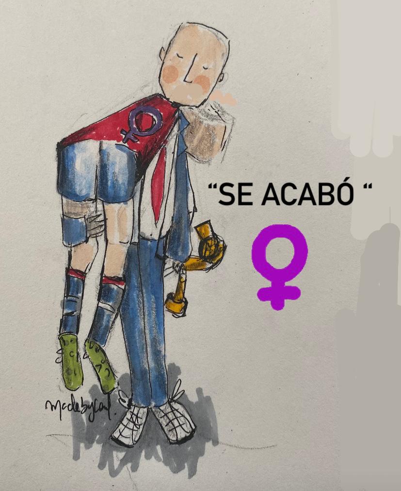 Perdona, soy artista 💚 (@gisb_sus) on Twitter photo #SeAcabo
(Ilustración de <a href="/madebycarol2/">@madebycarol</a> )
Gracias a <a href="/Jennihermoso/">Jenn1 Hermos0</a> y a todas las compañeras que siguen luchando por ser #CadaVezMasIguales dentro y fuera del terreno de juego #SeAcabo
(Ilustración de <a href="/madebycarol2/">@madebycarol</a> )
Gracias a <a href="/Jennihermoso/">Jenn1 Hermos0</a> y a todas las compañeras que siguen luchando por ser #CadaVezMasIguales dentro y fuera del terreno de juego
