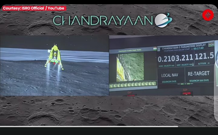 Me watching the awe-inspiring launch of the LVM3-M4/Chandrayaan 3 rocket and observing its landing at the southern pole of the moon fills me with a sense of wonder. I commend <a href="/isro/">ISRO</a>- Indian Space Research Organization  for orchestrating a remarkable and commendable feat.💪✨