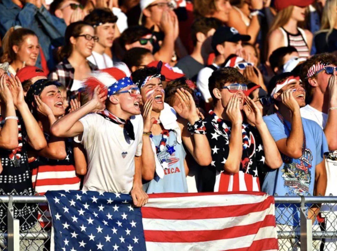 The boys took a tough loss last night  but are gonna bounce back this week🥷🏼RBR don’t know what’s coming😈
USA THEME🇺🇸🇺🇸 
📍HOME
🆚 RED BANK REGIONAL
⏰6:00
BE LOUD!!📣🔈🔈