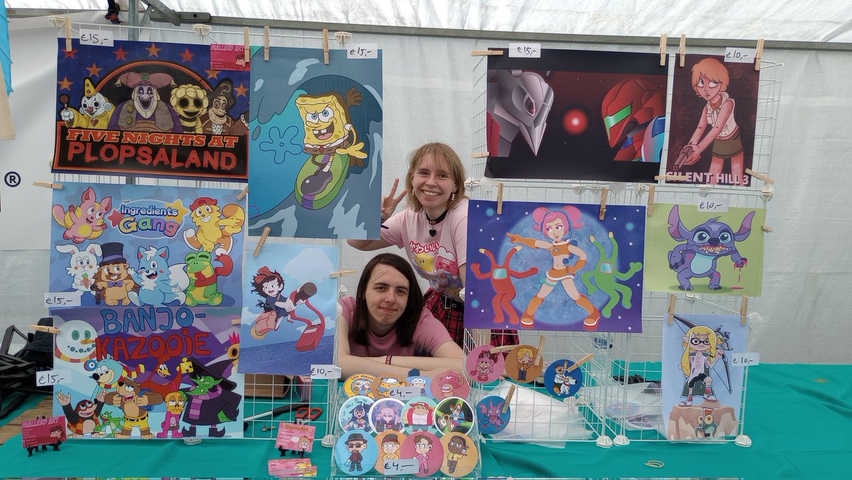 Our Viencon art stand is ready! :D