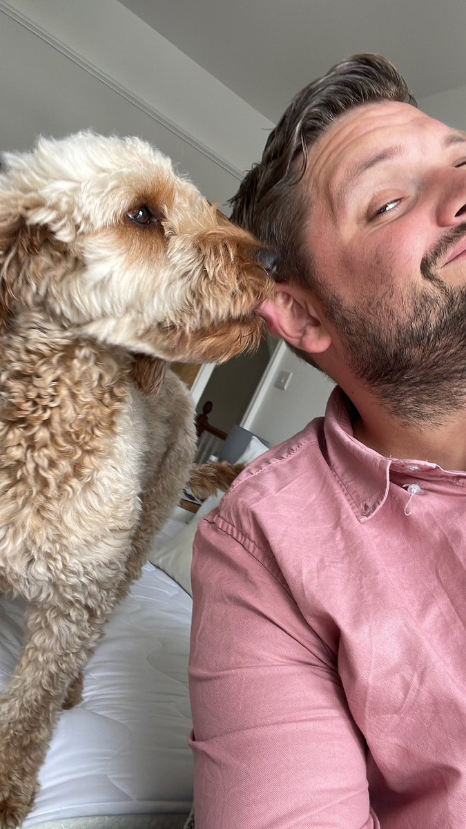 CommsJoe's tweet photo. @mssocietyuk @RoxyMSAdvocate My favourite pal! ❤️ https://t.co/5Z4798Aued