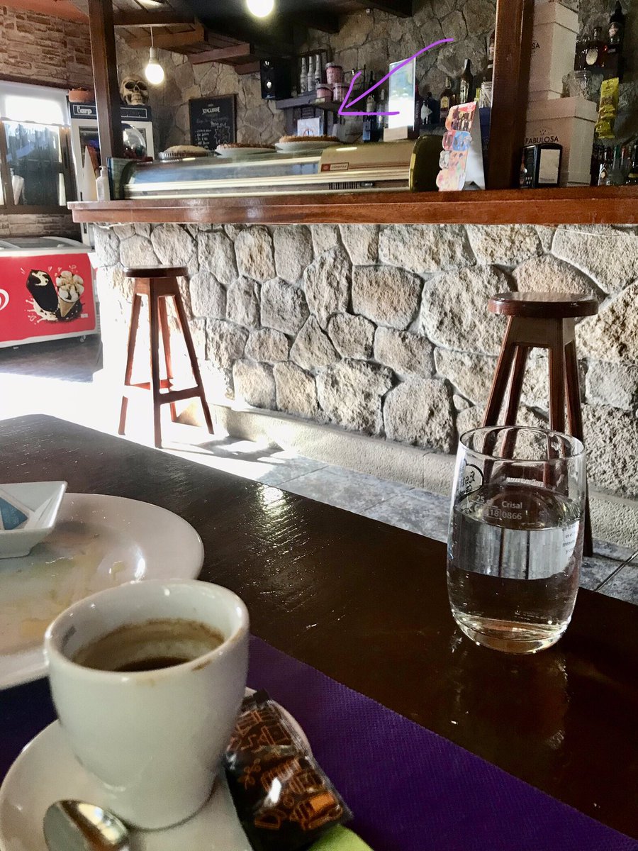 Best brekki for a festival morning at #Agrocuir.  The “new” #OFogarDaPenela next to the camping! See the cakes in the background.. mmm… #HuntforCoffee C:3 F:3 A:4 #Galicia #Monterroso