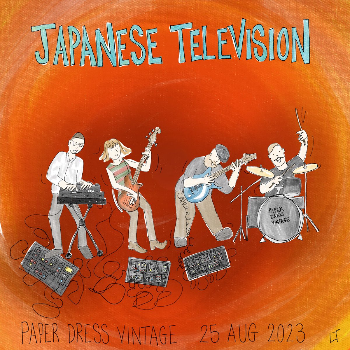 Went to see the fantastic <a href="/JapaneseTVband/">Japanese Television</a> last night. They are off the scale amazing!