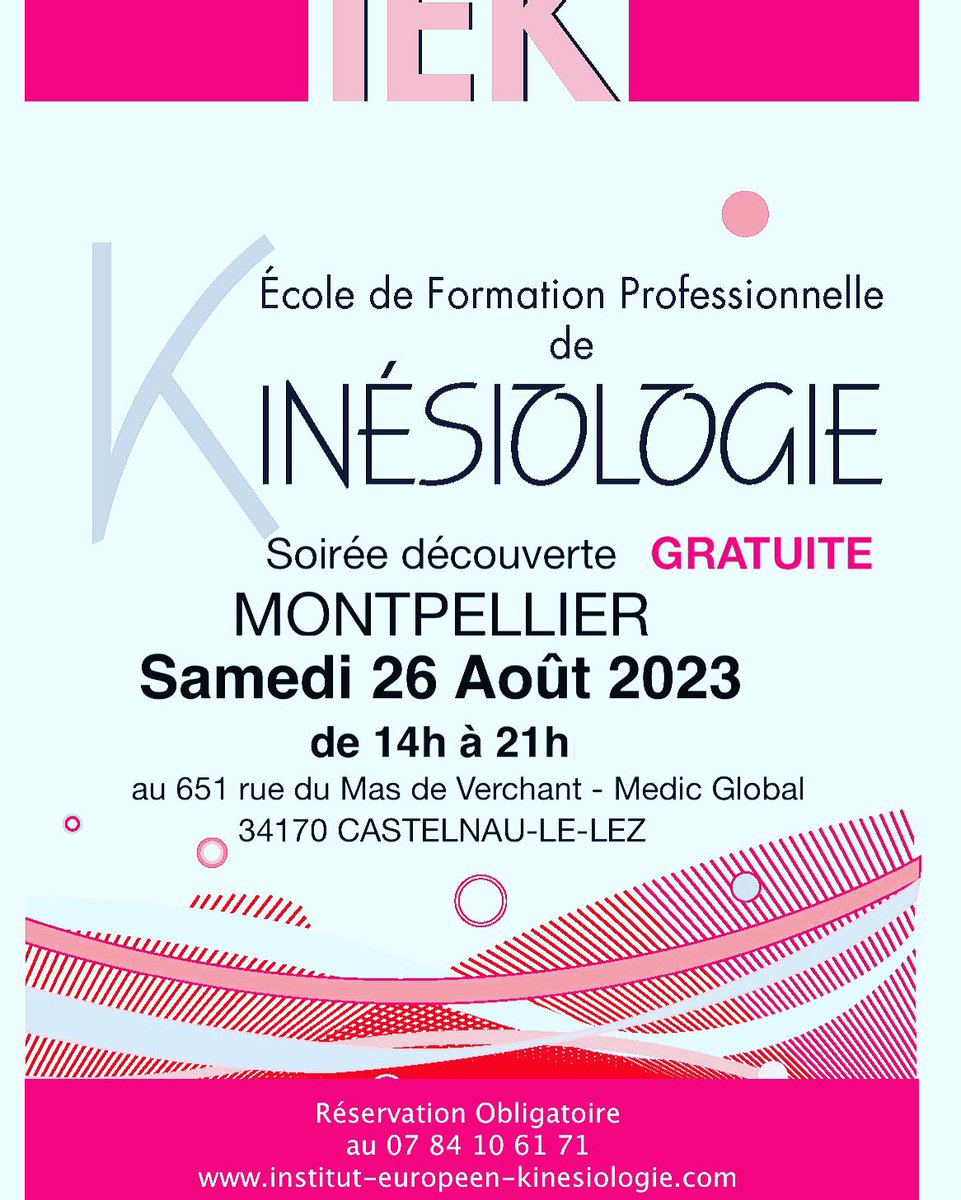 LeTitSauvage's tweet image. Renseignements et réservations au 07 84 10 61 71 🥰 🙏 #kinesiologie #montpellier #narbonne #kinesiology #nimes #mercilavie #sete #domainedeverchant #liberté #medecinedouce #travailsursoi #avignonfrance #beziers #perpignan #agde