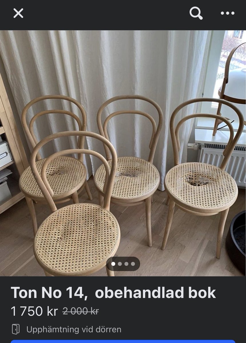 sepdastory's tweet photo. Market place börjar spåra ur. Folk säljer alltså trasiga stolar för 2000 styck.. https://t.co/oG0RcH5pox