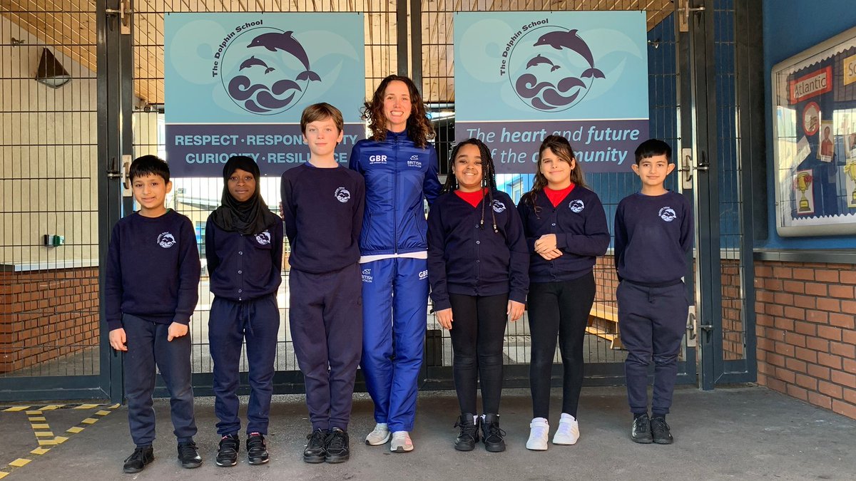 TheDolphinSch's tweet photo. Good luck to Miss Gard who is once again flying the flag for Team GB this weekend - this time in the European Middle Distance Triathon! Good luck tomorrow! #futureofthecommunity #inspiringathletes @VenturersTrust https://t.co/bApKANyOzy