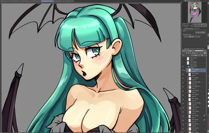 Morrigan Wip ehehehe 
