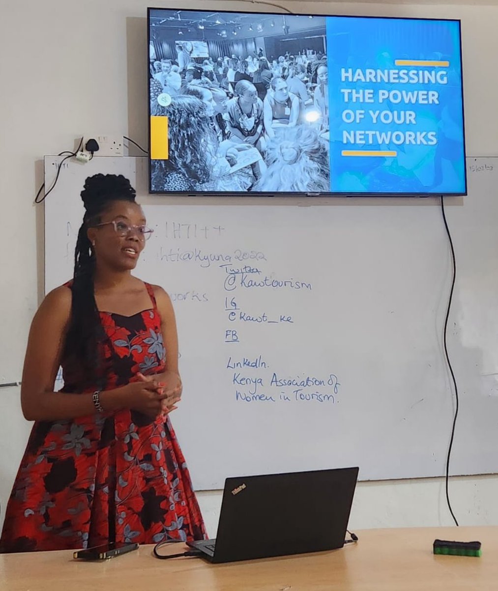 KAWTourism's tweet photo. Quoting @muthonifibz Have deep conversation to create long lasting , meaningful authentic networks that are unforgettable. 
  #KAWTBootcamp #powerofnetworks #WomenInTourism #womeninleadership #personaldevelopment https://t.co/0zxQijfJWO