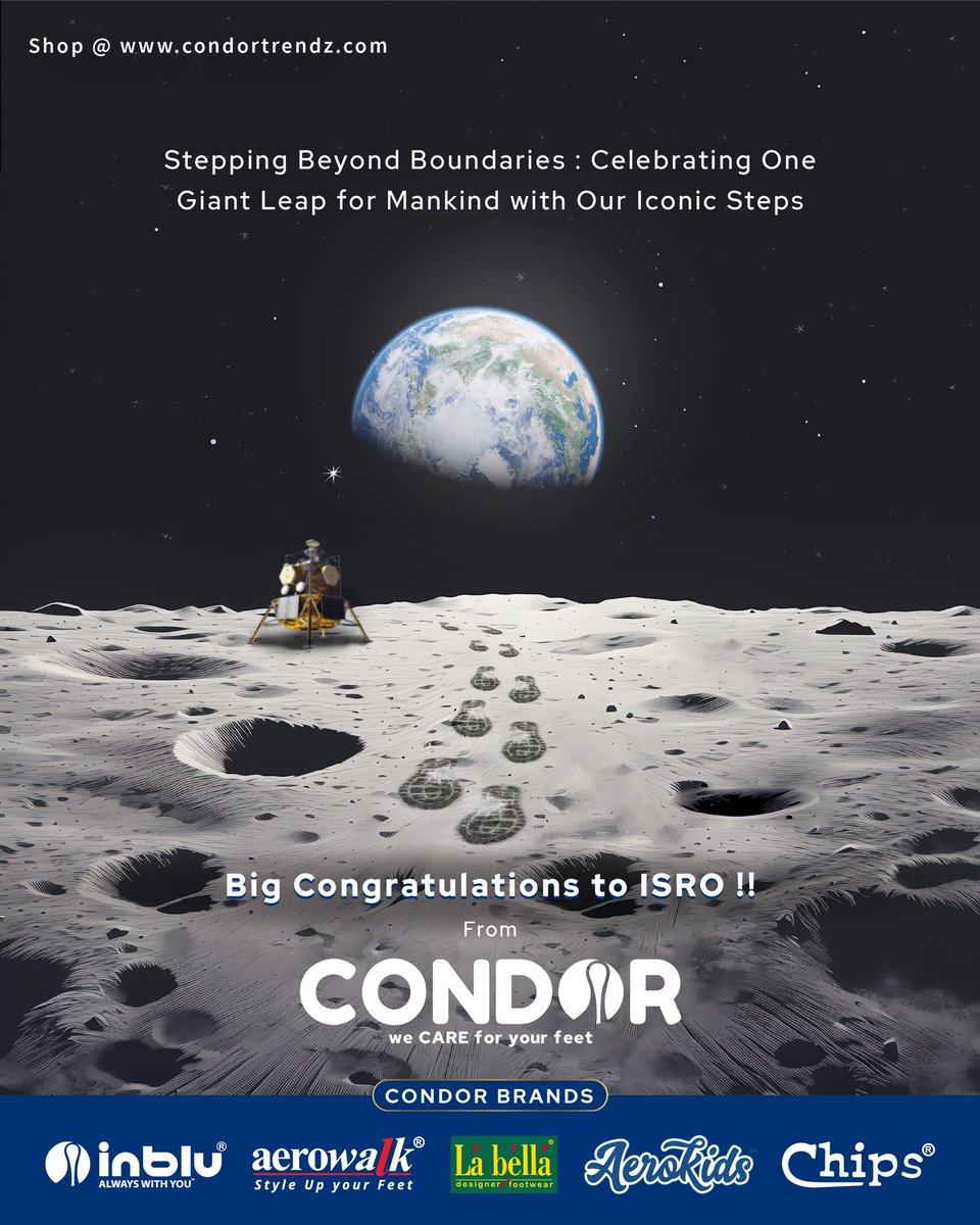insperme's tweet photo. Embracing innovation with the boldness of Chandrayaan's leaps, our creative success touch down flawlessly, every single time. 
.
#FlawlessVictory #TeamIndiaTriumphs #clientscreative #creativework #moonlanding #moonsurface #chandrayaan3 https://t.co/AvhtnmjQ1T