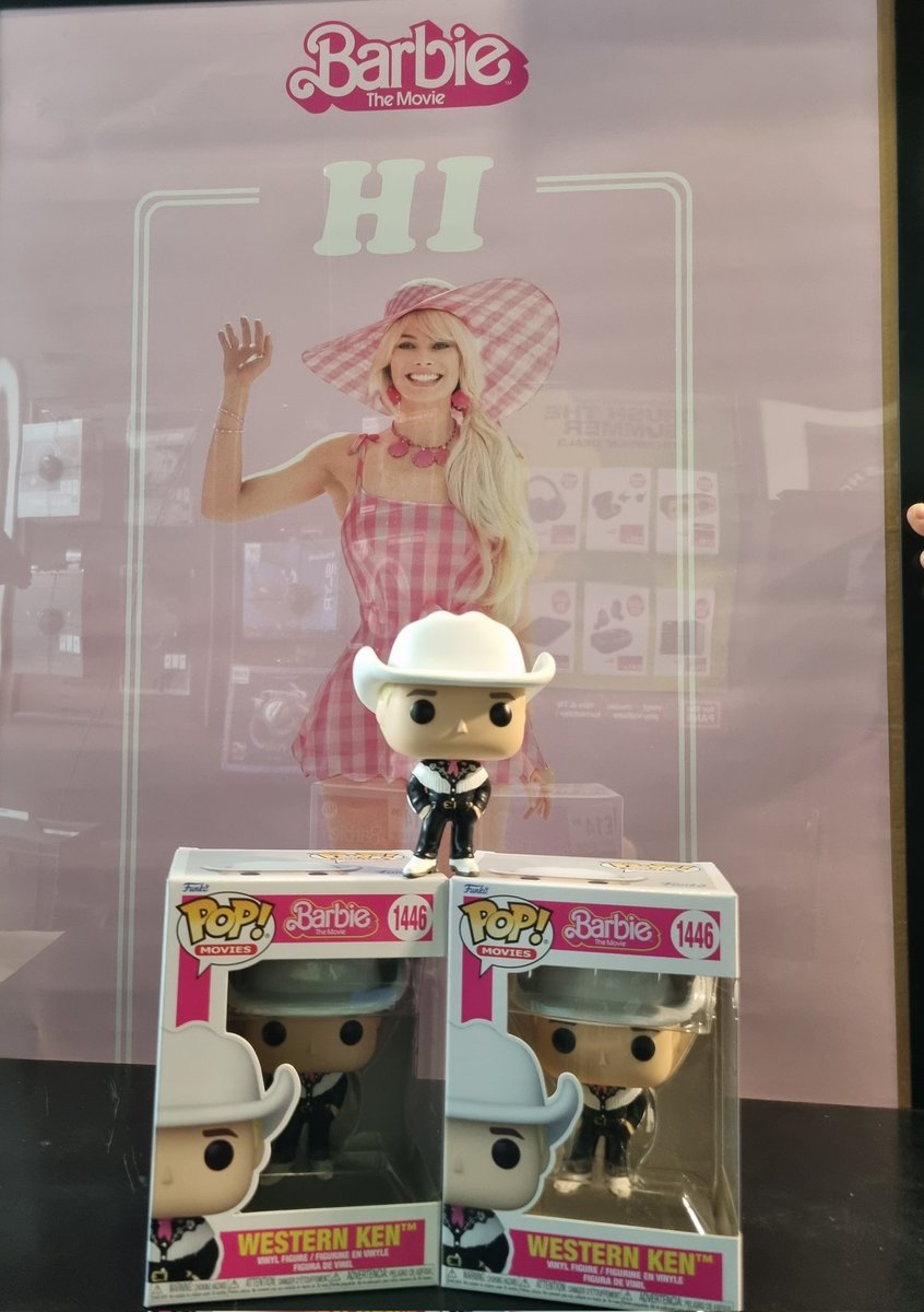 hmvBelfast's tweet photo. Am I KENough????
#hmv #barbie #Ken #BarbieMovie #merch #funko #pop #popculture #kenough #movie #letsgobarbie https://t.co/v8ZBj9tlp2