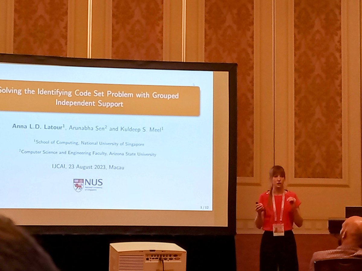 ksmeel's tweet image. This week, Anna Latour (@aldlatour) presented our work on showing the power of encoding a problem X to another problem that's computationally harder than Y. Yes, you read it right.
We focused on the classical problem of Identifying code set from sensor placement literature..1/3