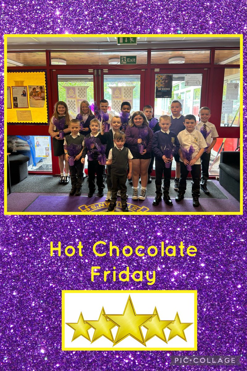 St_Aidans_PS's tweet photo. Congratulations to our amazing #HotChocoFri winners. I am super proud of you all. πππ @pauldixtweets https://t.co/H9NzQ4eAOl