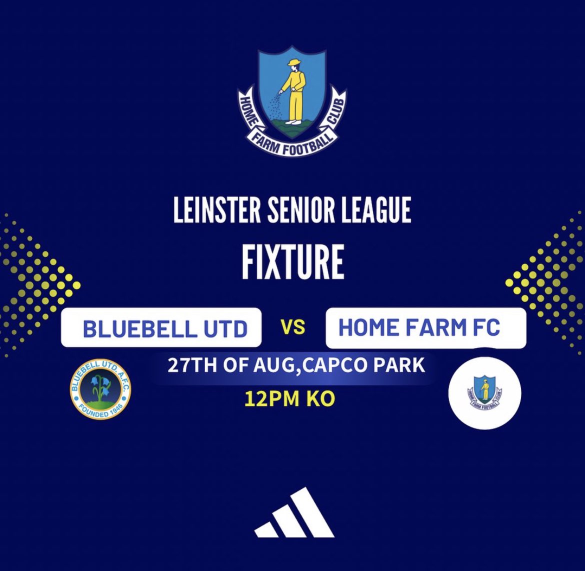 Homefarm_FC's tweet image. Fixture Confirmation ⚽️🔵

2023/2024 LSL Senior: Game 2

📆   27/08 (tomorrow)

⚽️   @BluebellUnited vs @Homefarm_FC

📍Capco Park, Bluebell
⏱ 12.00

All support very welcome for our second  senior fixture of the season  🔵🔵

 @LSLLeague @Extratime @AlQuinn2015