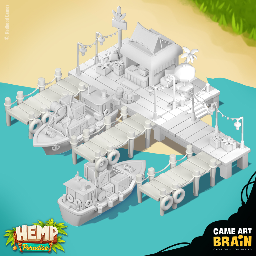 GameArtBrain's tweet photo. Access to the docks would be necessary to ship the good stuff through the world.
And these are the ones we created for "Hemp Paradise". Stay tuned for more π₯οΈ
#isometricbuilding #gameart #casualgames #isometricart #digitalart #artoftheday #bongtime #hemp #smoke #hempproducts https://t.co/ZTd9rQvmhg