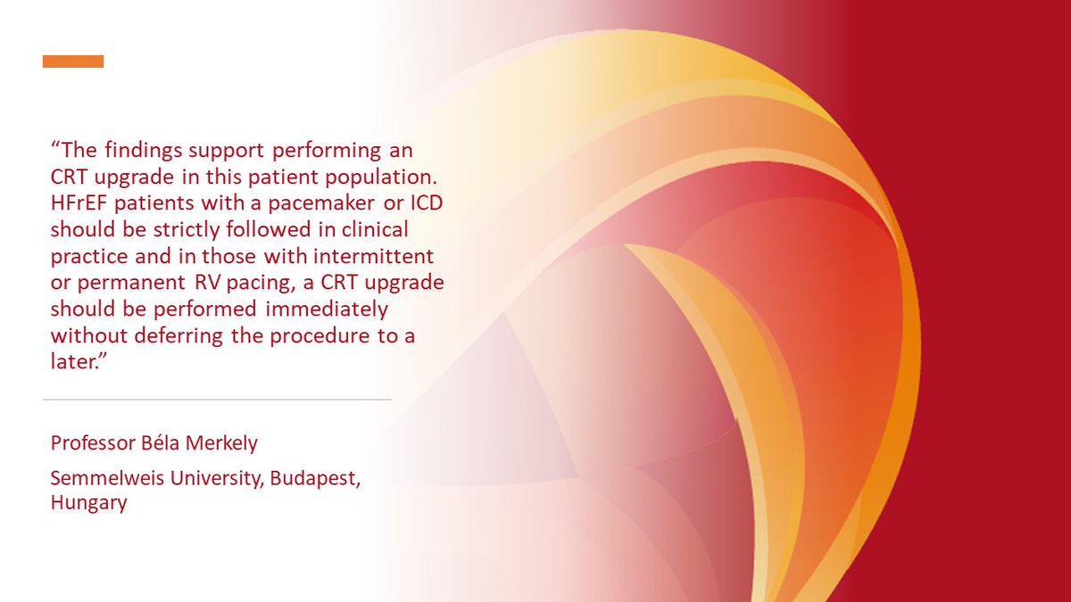 European Society of Cardiology News (@escardionews) on Twitter photo Upgrade to cardiac resynchronisation therapy benefits #HeartFailure patients with pacing bit.ly/3quHgPG
#ESCCongress <a href="/DrMerkely/">Dr. Merkely Béla</a> Upgrade to cardiac resynchronisation therapy benefits #HeartFailure patients with pacing bit.ly/3quHgPG
#ESCCongress <a href="/DrMerkely/">Dr. Merkely Béla</a>