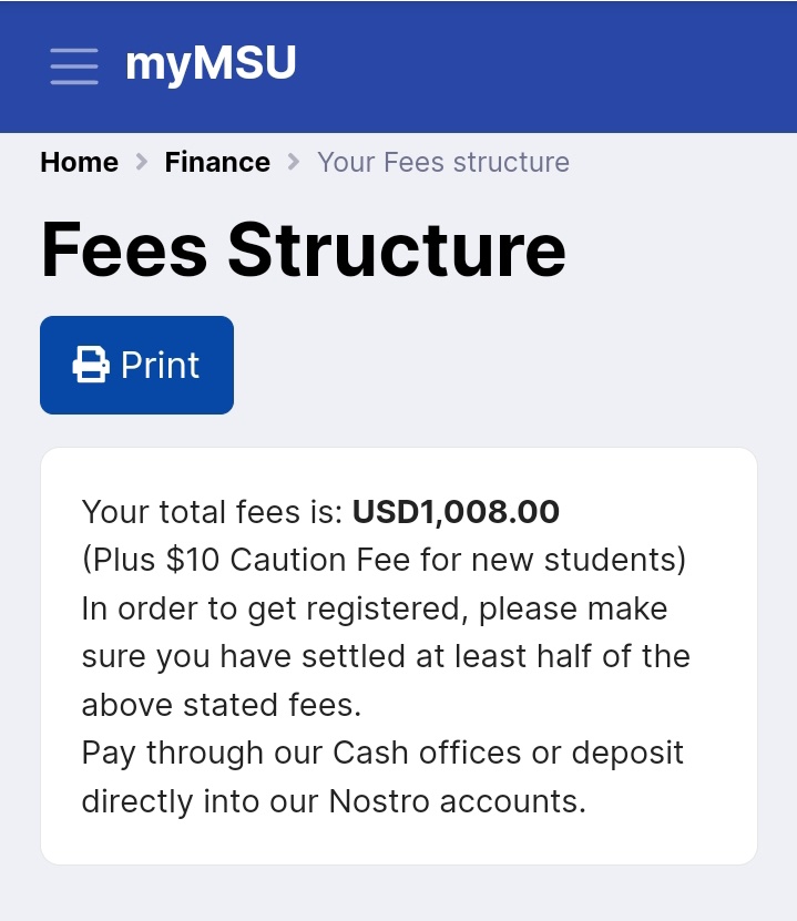 mukwerekwere's tweet photo. Aya ndomashura akaBoiliswa. In this economy? @MidlandsState
Are this fees you expect from people who earn rtgs? Muchadzidzisana mega ikoko #ZimDecides2023 #ElectionsZW https://t.co/0xGrczbL5X