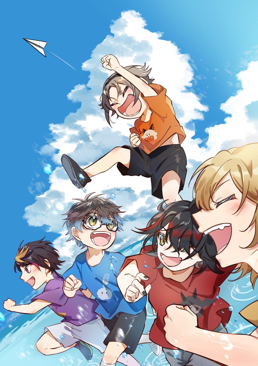 This summer❤🧡💛💙💜#GOODBYEMYSTA
-
一起附上之前畫好的畢業禮🥺
Thank you Mysta🧡
x.com/RLing_Lan/stat…

#MystArt #Akurylic #drawluca #YaminoArt #Ikenography